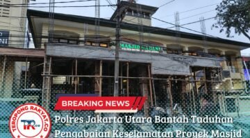 Polres Jakarta Utara Bantah Tuduhan Pengabaian Keselamatan Proyek Masjid DI Polres Jakarta Utara