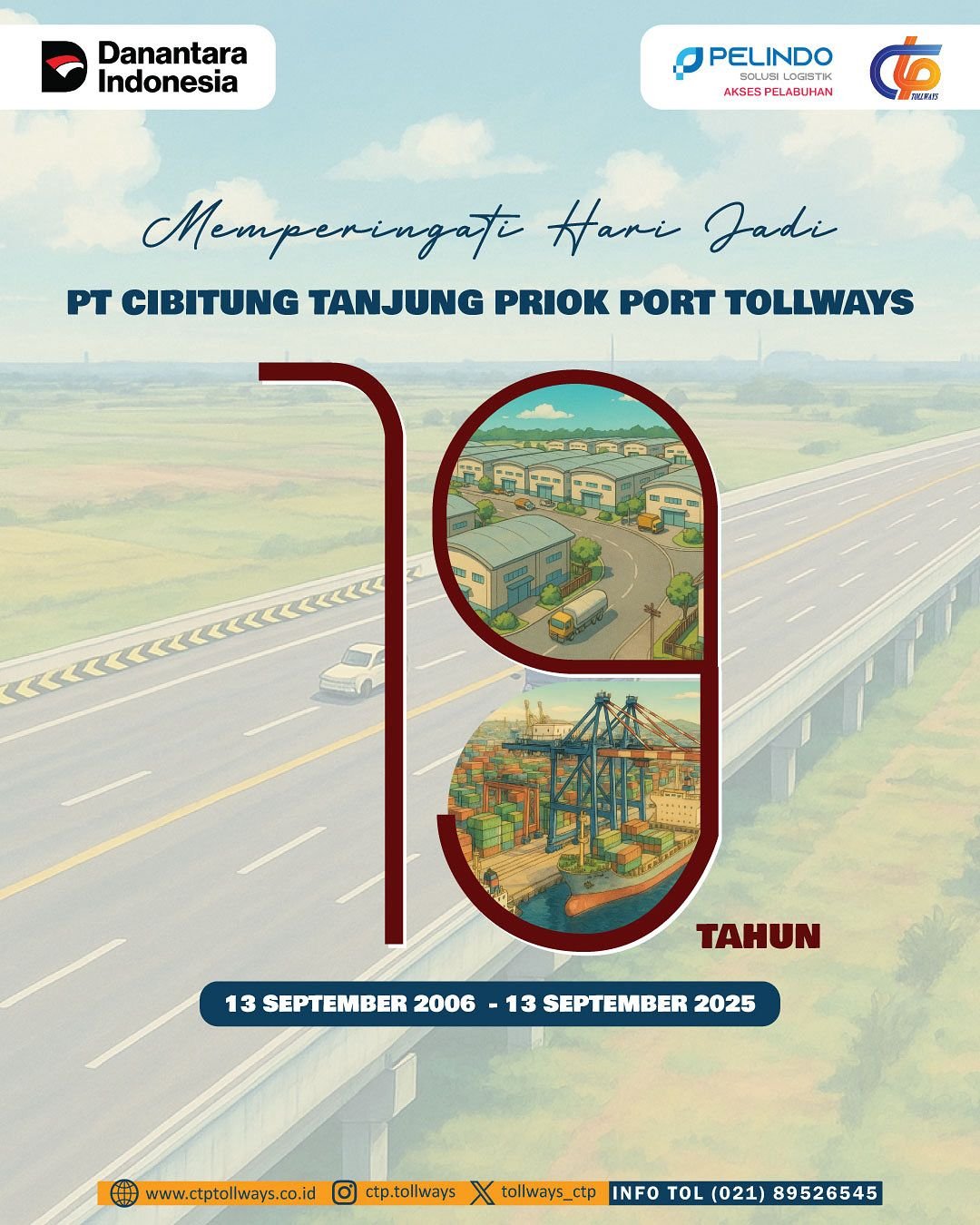 Dari Cibitung ke Cilincing: 19 Tahun Dedikasi CTP Tollways, Wujudkan Jalan Tol Berstandar Prima dan Efisien