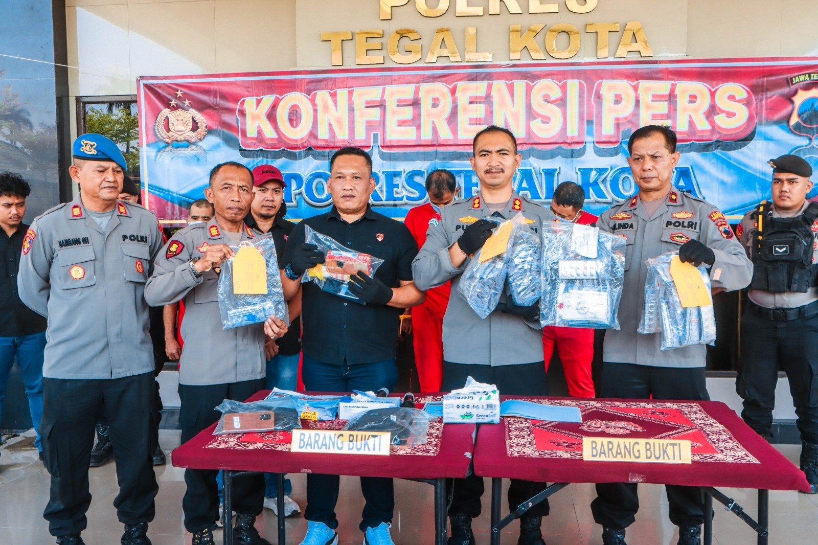 Polres Tegal Kota Ungkap 55 Kasus Narkoba, Ribuan Obat Terlarang Disita