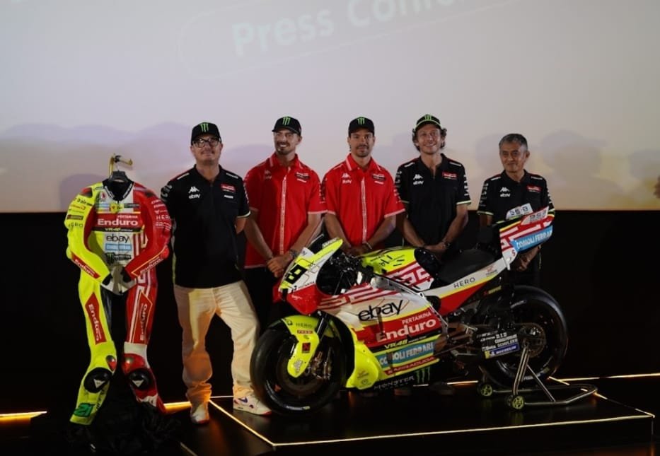 Pertamina Enduro VR46 Racing Team Resmi Meluncurkan Livery Khusus Indonesia di Jakarta - Teropong Rakyat