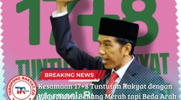 Kesamaan 17+8 Tuntutan Rakyat dengan Visi Jokowi, Benang Merah tapi Beda Arah