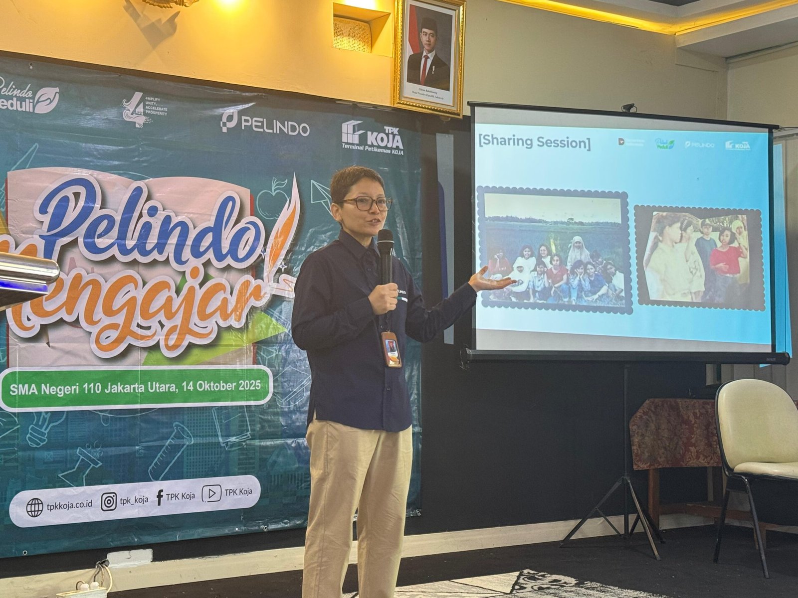 TPK Koja Inspirasi Generasi Muda Lewat Program Pelindo Mengajar di SMAN 110 Jakarta - Teropong Rakyat