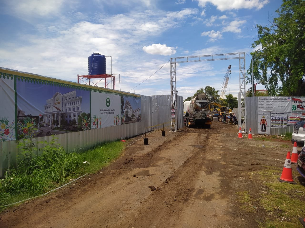 Proyek gedung Kejari Jakarta Utara Picu Banjir dan Kebisingan, Warga Keluhkan Tak Ada Sosialisasi 