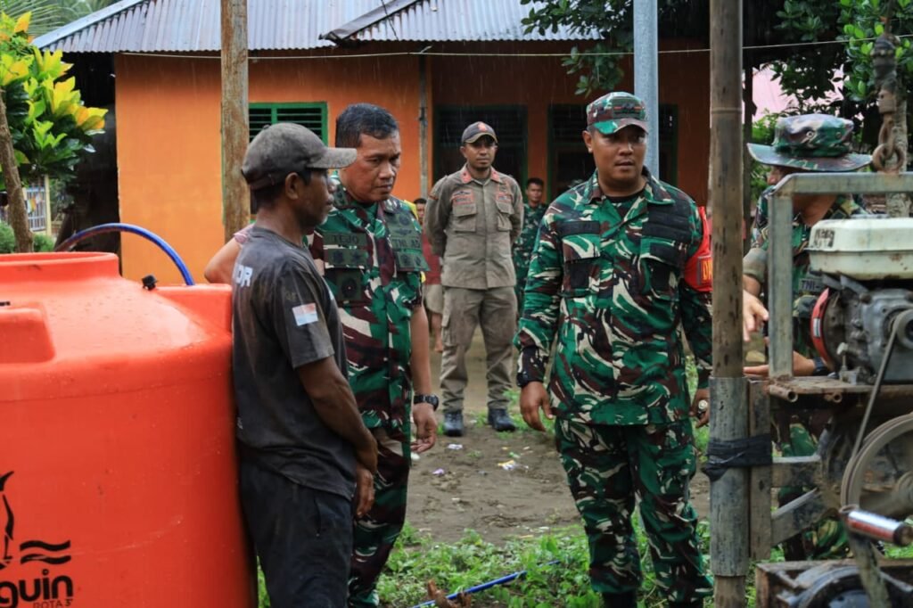 Tim Wasev TMMD ke-126 Tinjau Langsung Progres Pembangunan di Oba Selatan - Teropong Rakyat
