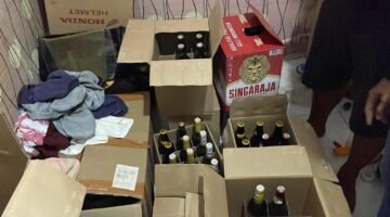 108 Botol Miras Berbagai Merek Disita, Pemilik Warung Tak Berkutik Saat Digerebek Polisi