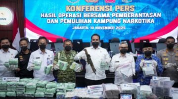 Gelar Operasi Bersama, BNN Bentuk Sinergitas dengan TNI, Polri Berantas dan Pulihkan Kampung Narkoba