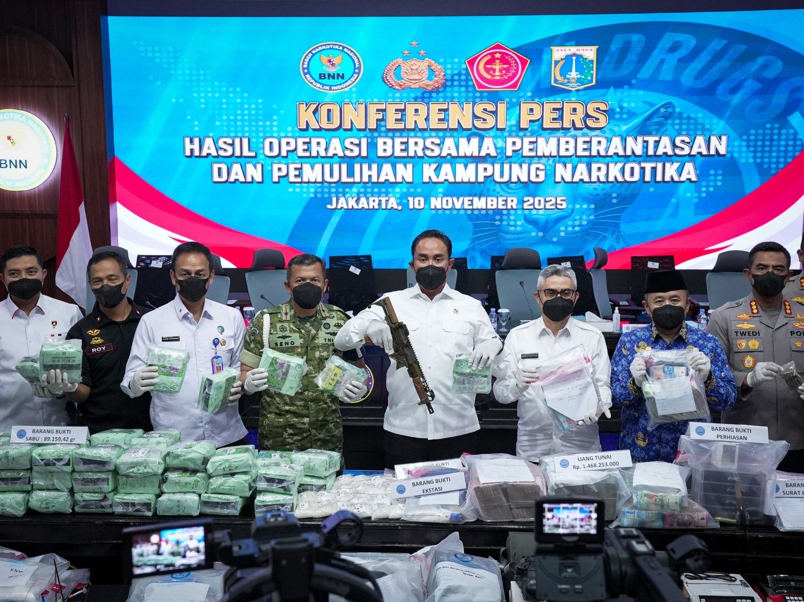Gelar Operasi Bersama, BNN Bentuk Sinergitas dengan TNI, Polri Berantas dan Pulihkan Kampung Narkoba