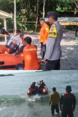 Polres Malang dan Tim SAR Gabungan Lanjutkan Pencarian Ibu dan Anak Hanyut di Sungai Glidik