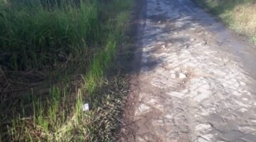 Jalan Rusak Di Kp. Salimah Tak Kunjung Di Perbaiki, Warga Geram Terhadap Kades Sukamanah