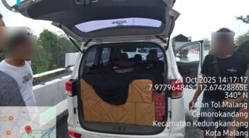 Bea Cukai Malang Sikat Pengiriman Rokok llegal di Jalan Tol