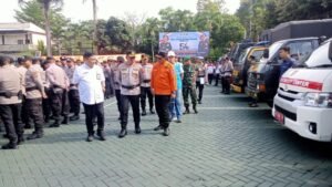 Danramil Kepanjen Hadiri Apel Gelar Kesiapan Tanggap Darurat Bencana di Polres Malang - Teropong Rakyat