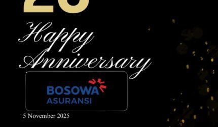 MEDIA GROUP SORAYA DIGITAL NUSANTARA mengucapkan 🎉 Selamat Ulang Tahun ke-26 kepada BOSOWA ASURANSI 🎉 - Teropong Rakyat