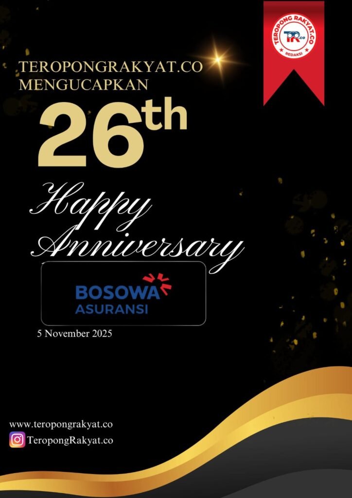 MEDIA GROUP SORAYA DIGITAL NUSANTARA mengucapkan 🎉 Selamat Ulang Tahun ke-26 kepada BOSOWA ASURANSI 🎉 - Teropong Rakyat