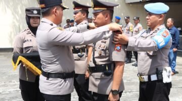 Kapolres Malang Pimpin Sertijab Kapolsek Sumberpucung, Kenalkan Pejabat Baru ke Masyarakat