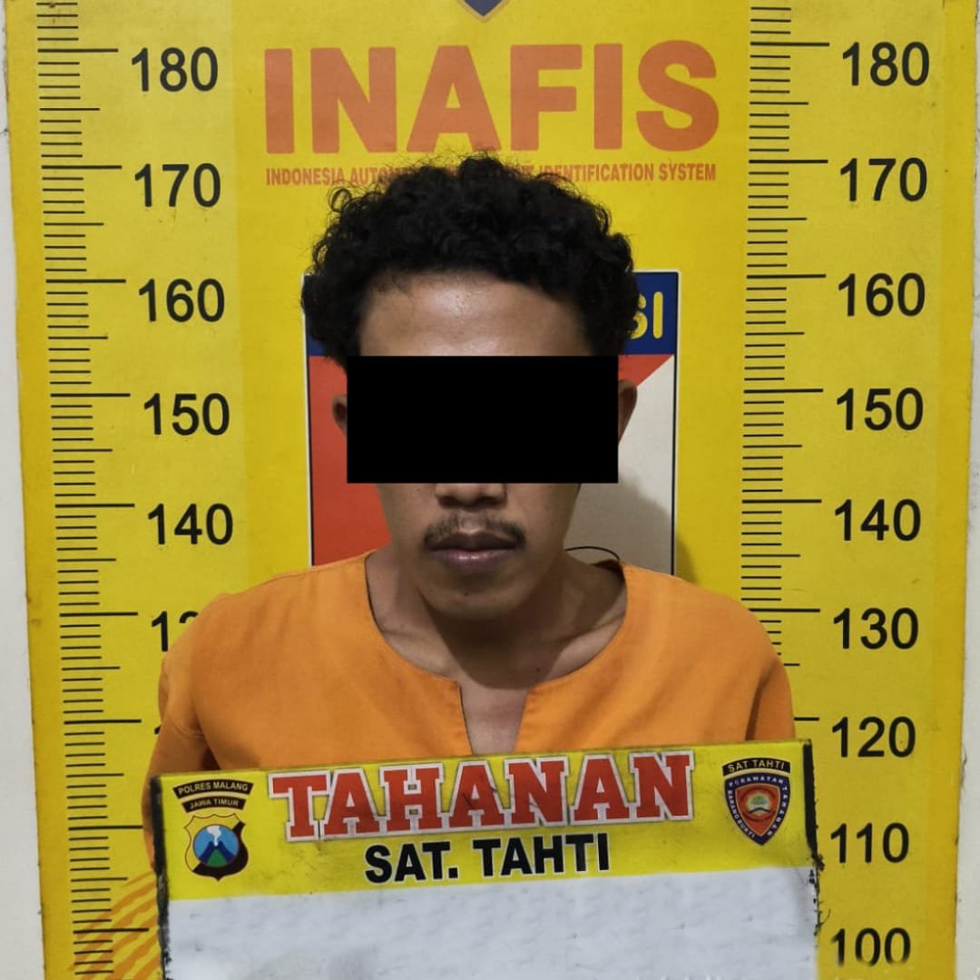 Polres Malang Tangkap Pengedar Sabu di Kromengan, Sita 20 Poket Siap Edar