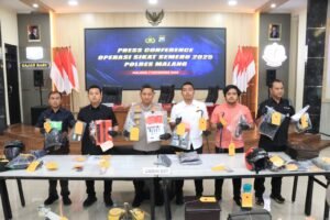 Operasi Sikat Semeru 2025, Polres Malang Ungkap 186 Kasus dan Amankan 54 Tersangka - Teropong Rakyat