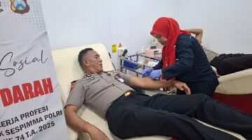 Serdik Sespimma Angkatan 74 Gelar Donor Darah di PMI Malang, Wujud Kepedulian untuk Sesama