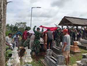 Upacara Militer Hormati Kepergian Alm Serka (Purn) Untung Subagja, Prajurit Teladan Koramil 0818/12 Bantur - Teropong Rakyat