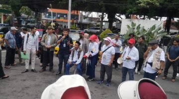 Sidang Perdana Perkara Griya Shanta Didukung Ratusan Aksi Masa, Tergugat Mangkir