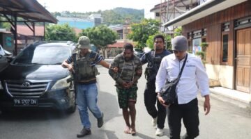 Pelaku Pembunuhan Nakes Kiwirok Berhasil Ditangkap Satgas Operasi Damai Cartenz di Keerom