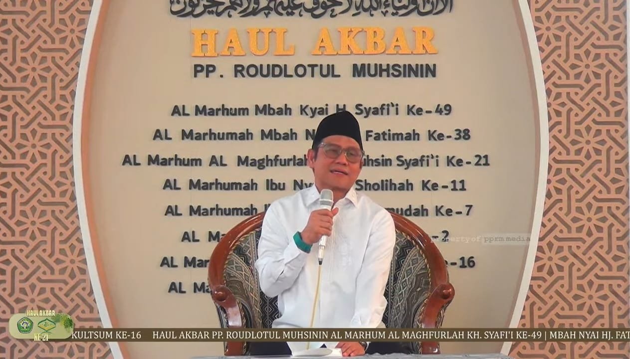 Gus Imin Hadiri Haul ke-21 KH. Muhsin Syafi’i, Tegaskan Pesantren sebagai Garda Utama Pemberdayaan Umat