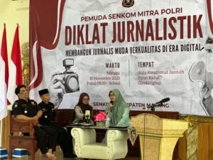 Pemuda Senkom Kabupaten Malang Antusias Ikuti Diklat Jurnalistik - Teropong Rakyat