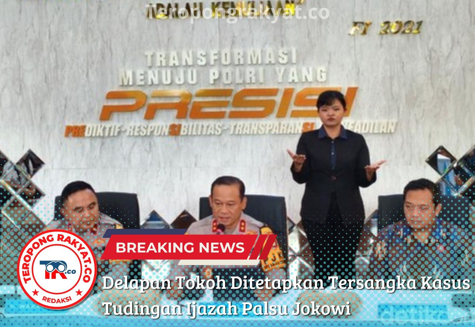 Delapan Tokoh Ditetapkan Tersangka Kasus Tudingan Ijazah Palsu Jokowi