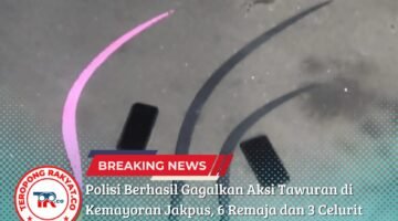 Polisi Berhasil Gagalkan Aksi Tawuran di Kemayoran Jakpus, 6 Remaja dan 3 Celurit Diamankan
