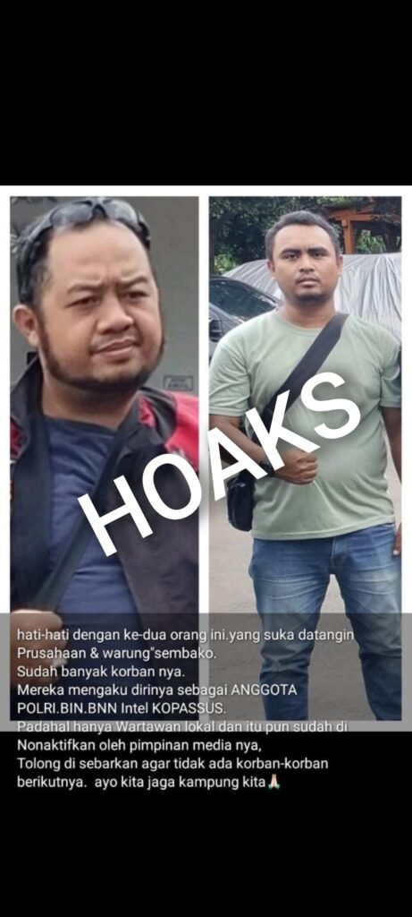 Portal Berita Indonesia dan Dunia Terkini Hari Ini, Update Harian Terbaru, Terlengkap, Tajam, Aktual dan Berimbang. Merasa Di Fitnah Teguh Nugraha (Doni) Bersama Ferdiansyah Akan Mengambil Langkah Hukum - Teropong Rakyat
