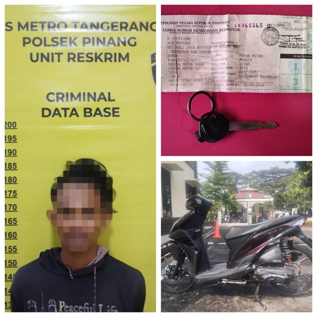 Portal Berita Indonesia dan Dunia Terkini Hari Ini, Update Harian Terbaru, Terlengkap, Tajam, Aktual dan Berimbang. Polsek Pinang Tangkap DPO Curanmor di Warakas - Teropong Rakyat