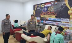 HUT ke – 45 Satpam kabupaten Malang tebar kepedulian Lewat Donor darah