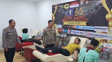 HUT ke – 45 Satpam kabupaten Malang tebar kepedulian Lewat Donor darah