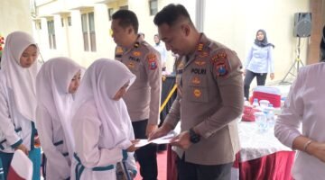 HUT Reserse ke-78, Satreskrim Polres Malang Gelar Santunan Anak Yatim hingga Baksos