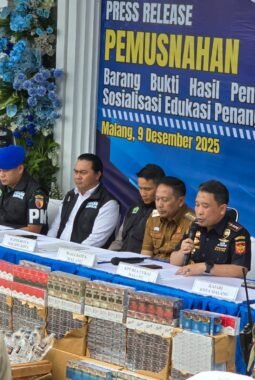 Bea Cukai Malang dan Pemerintah Kota Malang Kembali Gelar Pemusnahan Barang Hasil Penindakan