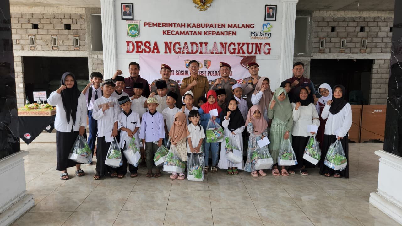 Satresnarkoba Polres Malang Gelar Santunan Yatim dan Doa Bersama di HUT Reserse ke-78