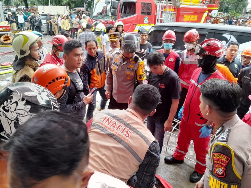 22 Orang Tewas dalam Kebakaran Kantor PT Terra Drone di Kemayoran - Teropong Rakyat