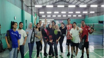 BRI KC Tangerang Ahmad Yani Gelar Olahraga Rutin Dukung Program Work Life Balance