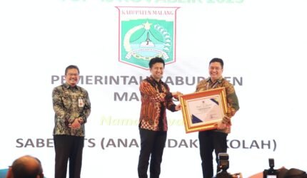 Inovasi SABER ATS Kabupaten Malang Raih Penghargaan Top 45 Kovablik Jawa Timur 2025 - Teropong Rakyat
