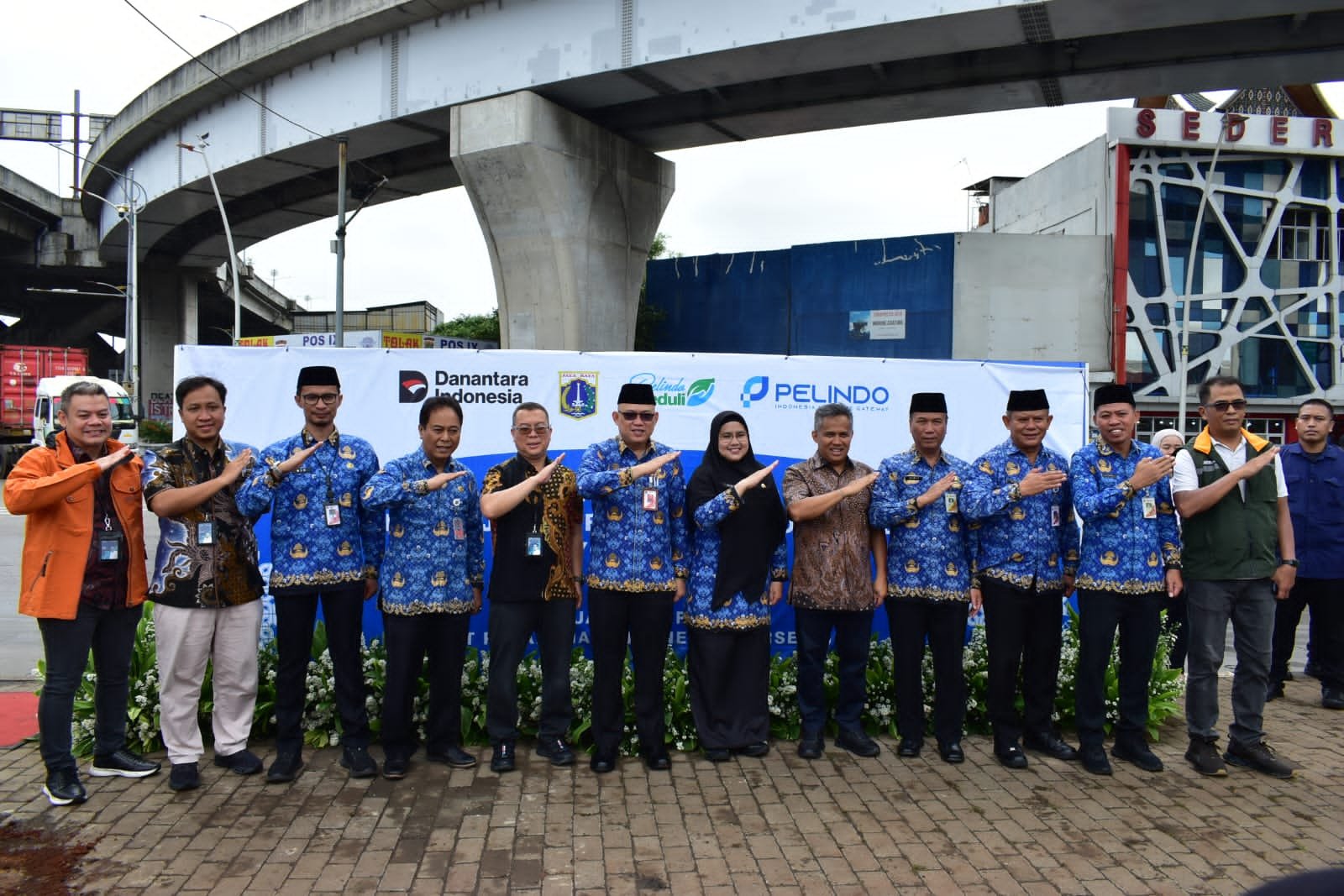 Pelindo Regional 2 Tanjung Priok Hadiri Ground Breaking Penataan Kawasan Kolong Tol Jl. Yos Sudarso