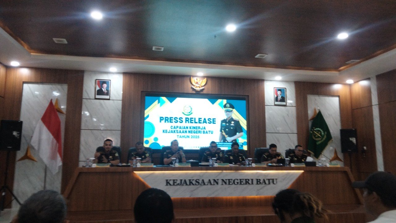 Kejari Batu Catat Kinerja Gemilang, Selamatkan Keuangan Negara Rp522 Miliar