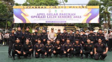 Senkom Mitra Polri Kabupaten Malang Turut Siaga, Apel Operasi Lilin Semeru 2025 Tegaskan Kesiapan Pengamanan Nataru