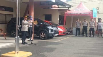 Polsek Tanjung Priok Gelar Apel Potmas Sabtu Pagi, Dipimpin Langsung Kapolsek Kompol R. Sigit Kumono, S.H.