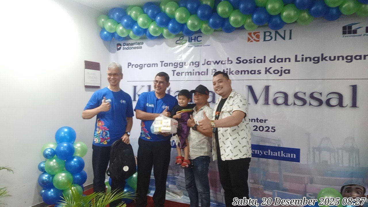 Portal Berita Indonesia dan Dunia Terkini Hari Ini, Update Harian Terbaru, Terlengkap, Tajam, Aktual dan Berimbang. 80 Anak Sudah Terhitan PT. TPK Koja Gelar Acara Kehitanan Masal di IHC PORT MEDICAL CENTER Tanjung Priok - Teropong Rakyat