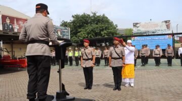 Polres Priok Gelar Upacara Serah Terima Jabatan Kasatreskrim