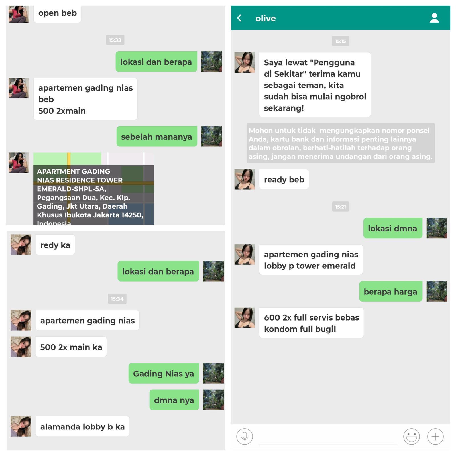 Portal Berita Indonesia dan Dunia Terkini Hari Ini, Update Harian Terbaru, Terlengkap, Tajam, Aktual dan Berimbang. Dugaan Prostitusi Online Berbasis Aplikasi Muncul di Apartemen Gading Nias Jakarta Utara - Teropong Rakyat