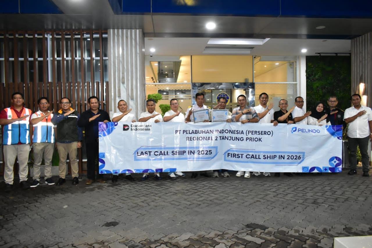 Last Call Kapal ‘Tanto Salam’ dan First Call ‘Tanto Saudara’ Jadi Sorotan Perayaan Pergantian Tahun di Pelabuhan Tanjung Priok