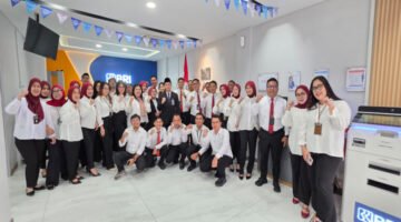 Kebersamaan Insan BRILiaN BRI Kebon Jeruk dalam Momentum Upacara Bela Negara