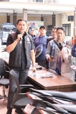 Polres Kediri Kota Amankan 2 Tersangka Curanmor yang Beraksi di Sejumlah TKP