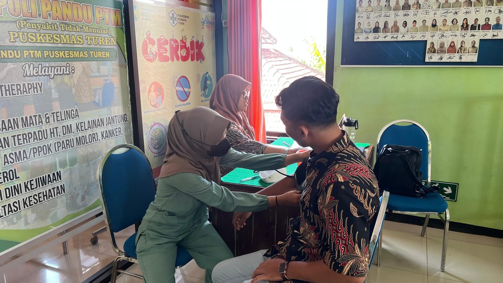 SPPG Malang Turen Pagedangan 2 Bekerja Sama dengan Puskesmas Kecamatan Turen Gelar Skrining Cek Kesehatan Gratis