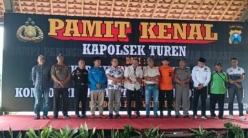 Senkom Mitra Polri Kecamatan Turen Hadiri Acara Pamit Kenal Kapolsek Turen